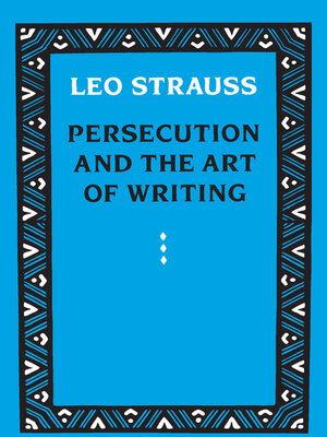 cover image of Persecution and the Art of Writing